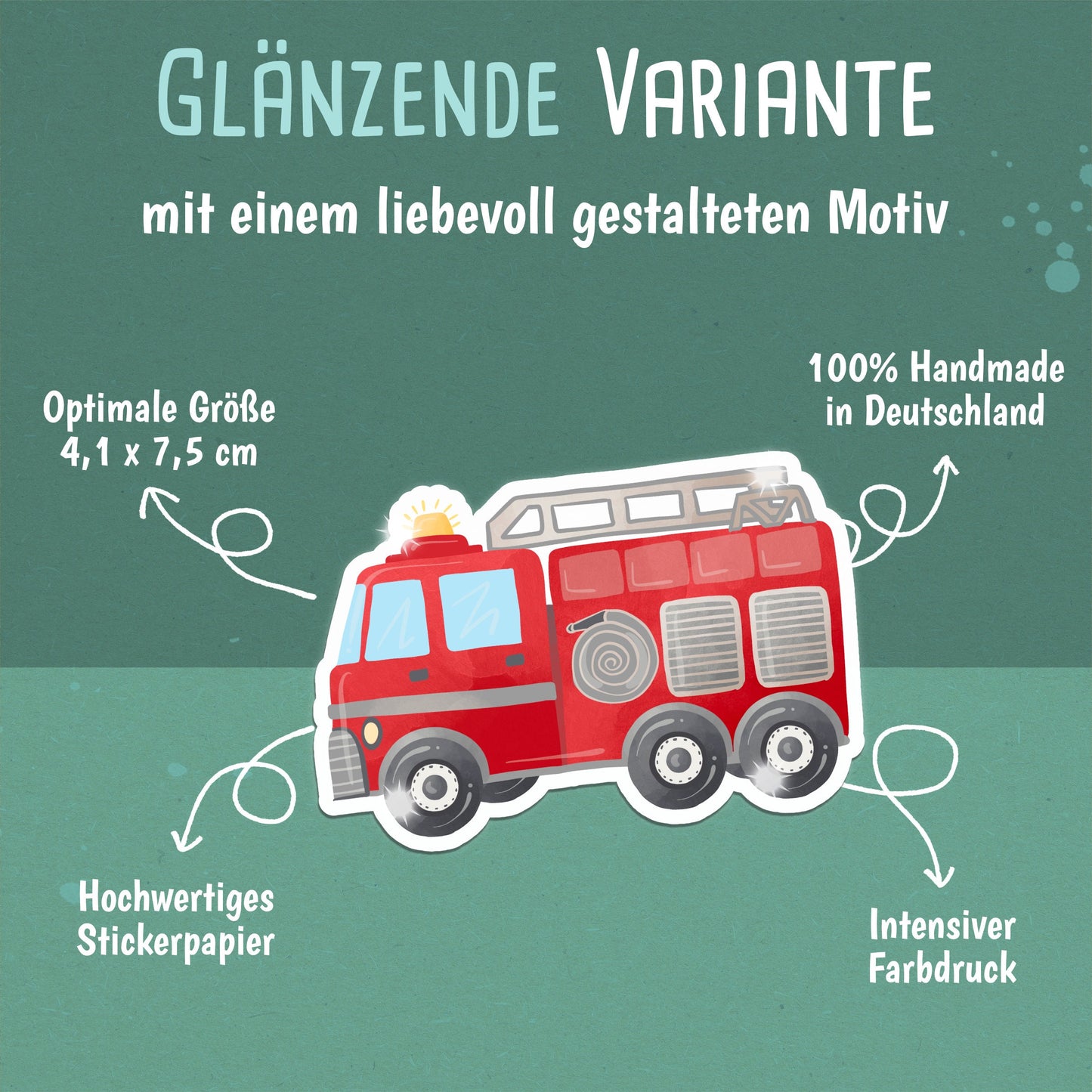 Feuerwehrauto Sticker