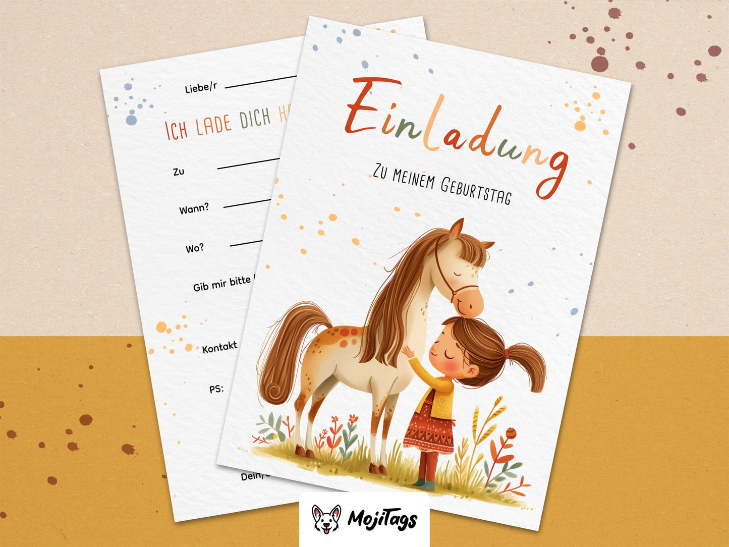 Pferde Einladung