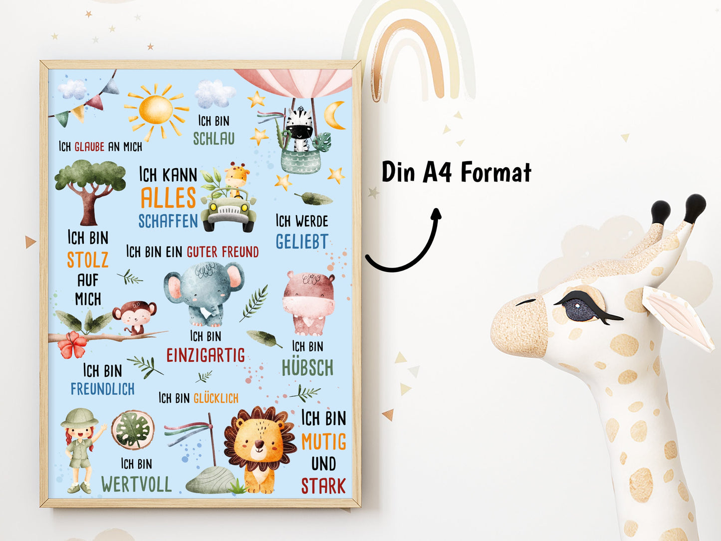 Safari Affirmationsposter