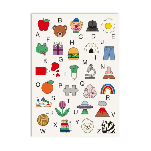 Kinder ABC Puzzle – 100 Teile | Redfries Design