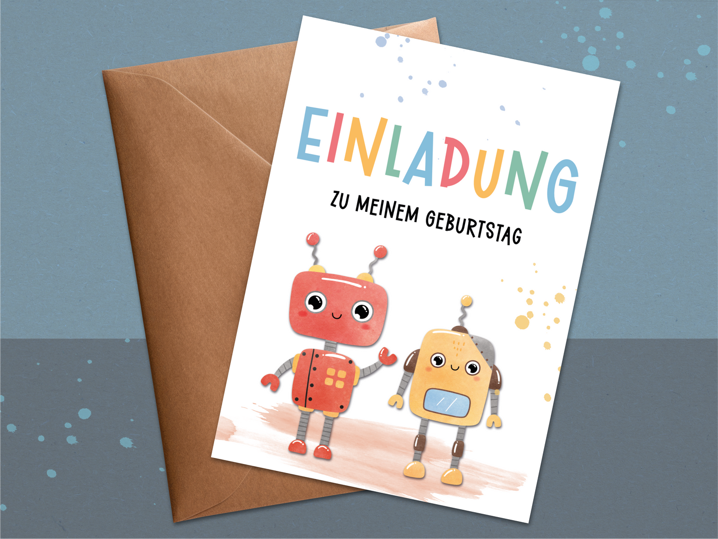 Roboter Einladung