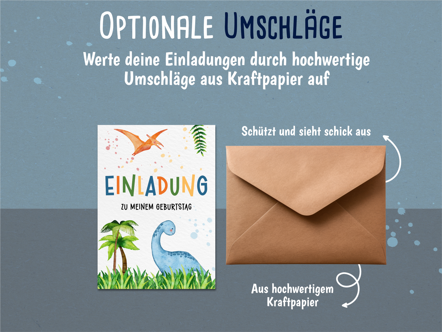 Dinosaurier Einladung