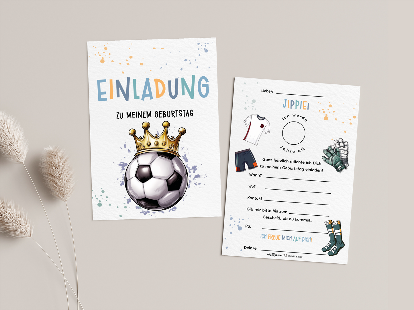 Fußball Einladung