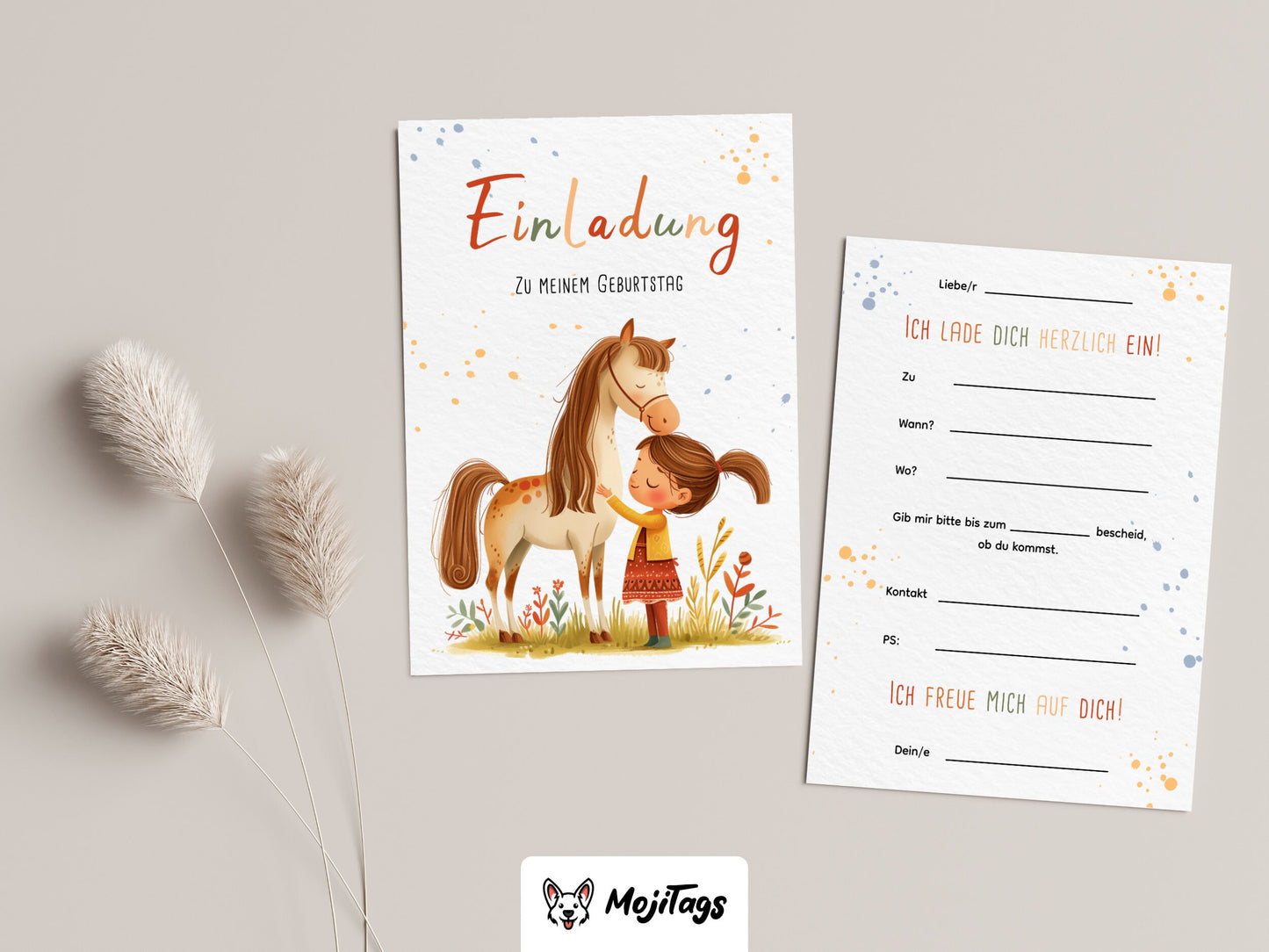 Pferde Einladung
