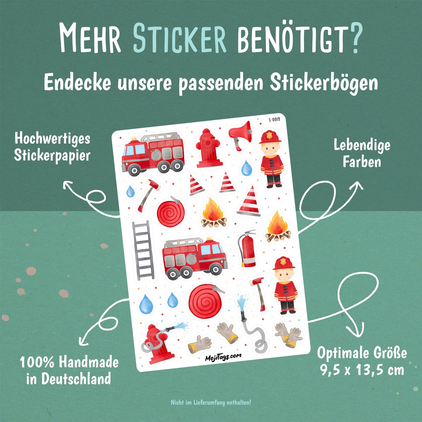 Feuerwehrauto Sticker