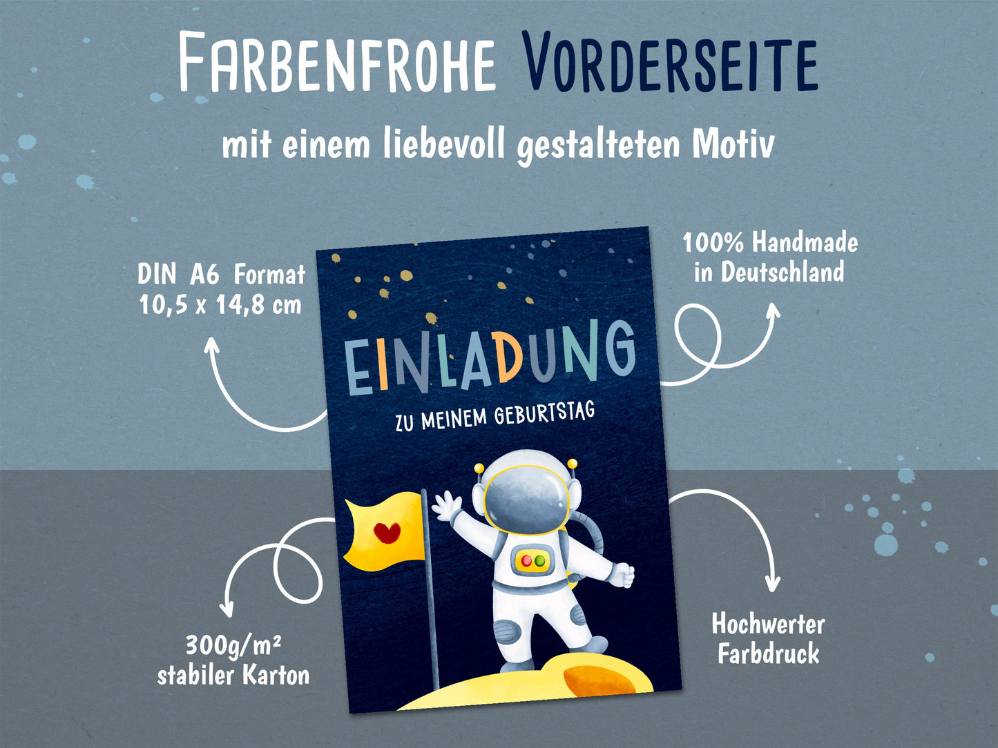 Astronaut Einladung