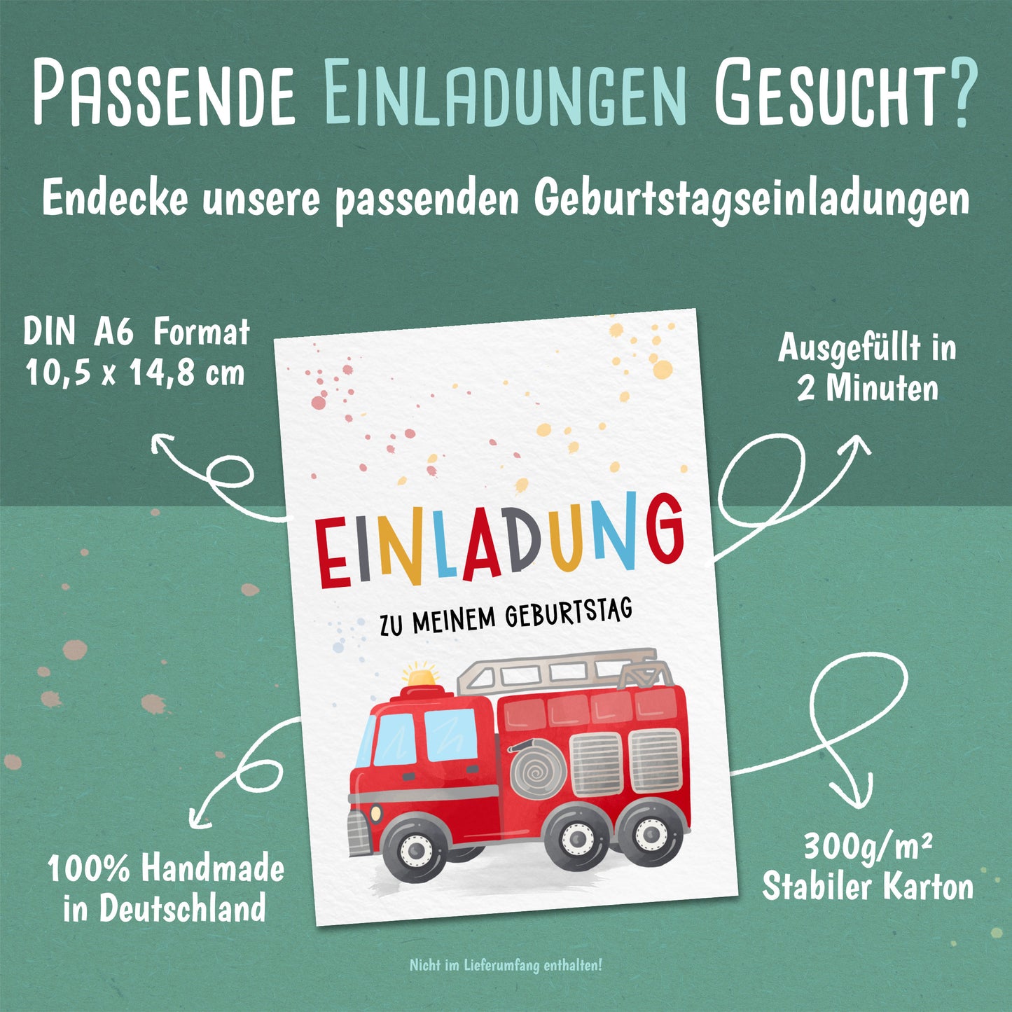 Feuerwehrauto Sticker