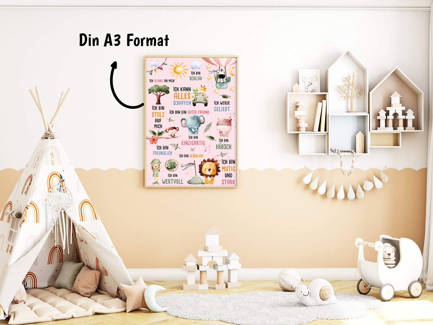 Safari Affirmationsposter