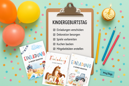 Die ultimative Checkliste für den perfekten Kindergeburtstag