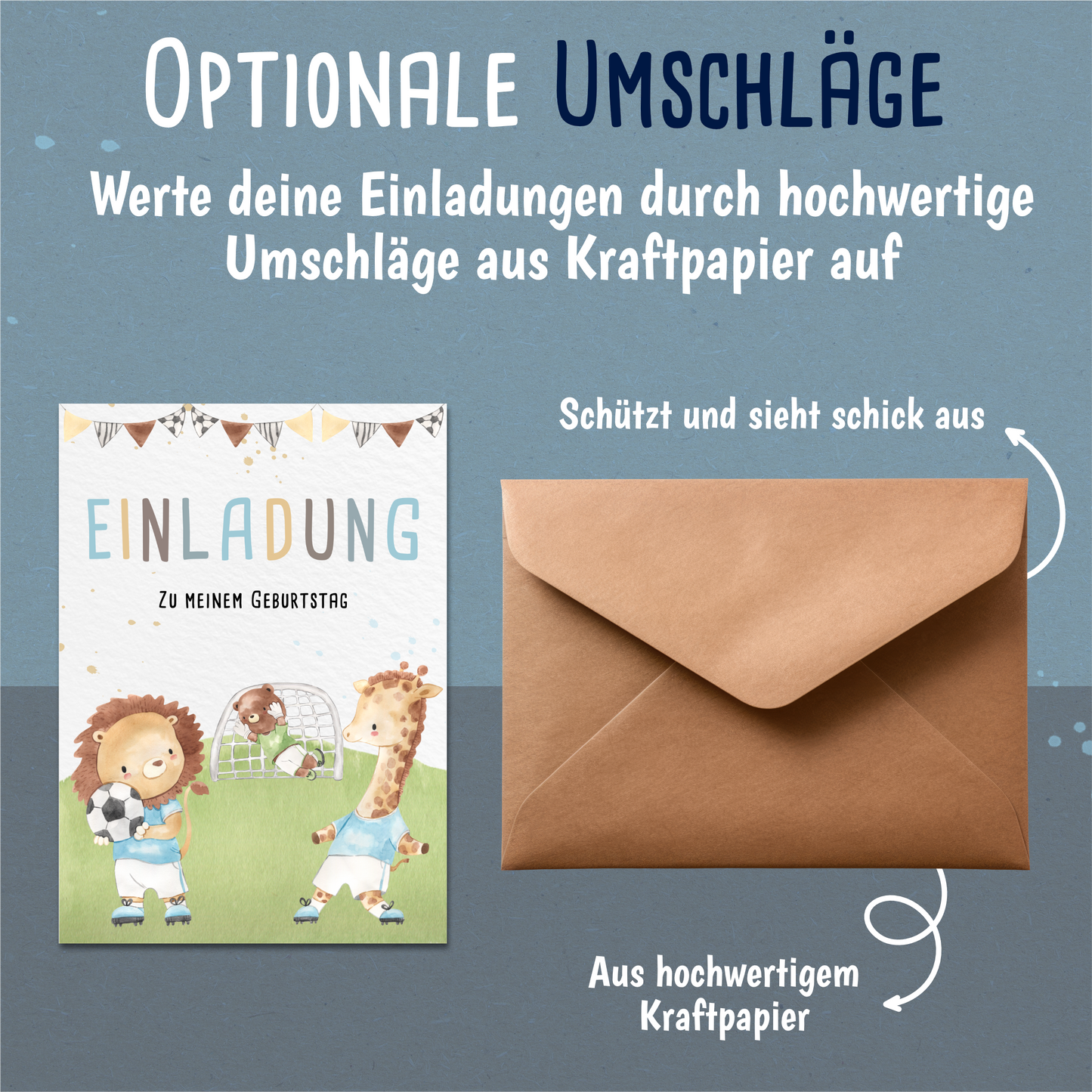 Fußball Einladungskarten Kindergeburtstag