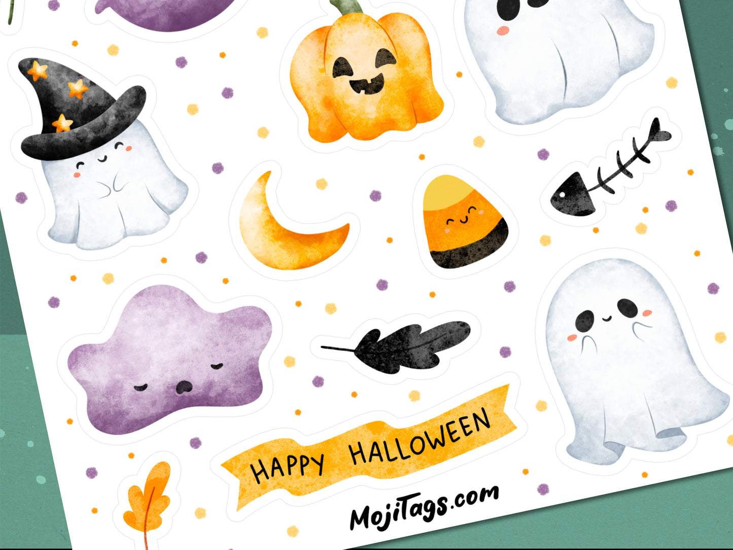 Halloween Stickerbogen