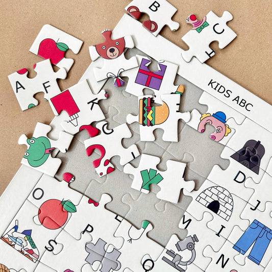 Kinder ABC Rahmenpuzzle – 40 Teile | Redfries Design