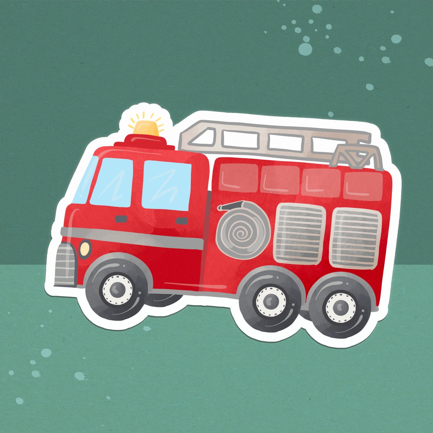 Feuerwehrauto Sticker