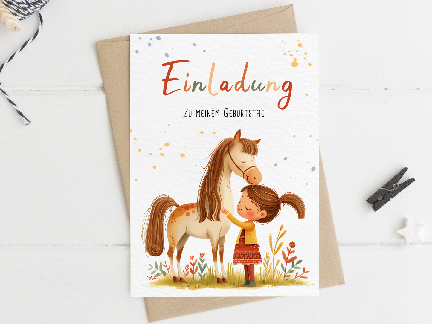 Pferde Einladung