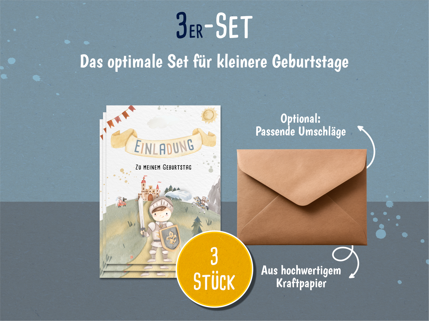 Ritter Einladungskarten