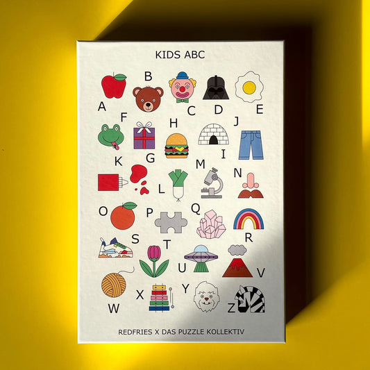 Kinder ABC Puzzle – 100 Teile | Redfries Design