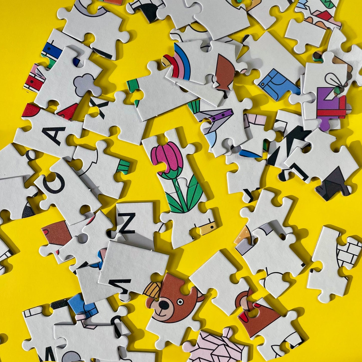 Kinder ABC Puzzle – 100 Teile | Redfries Design