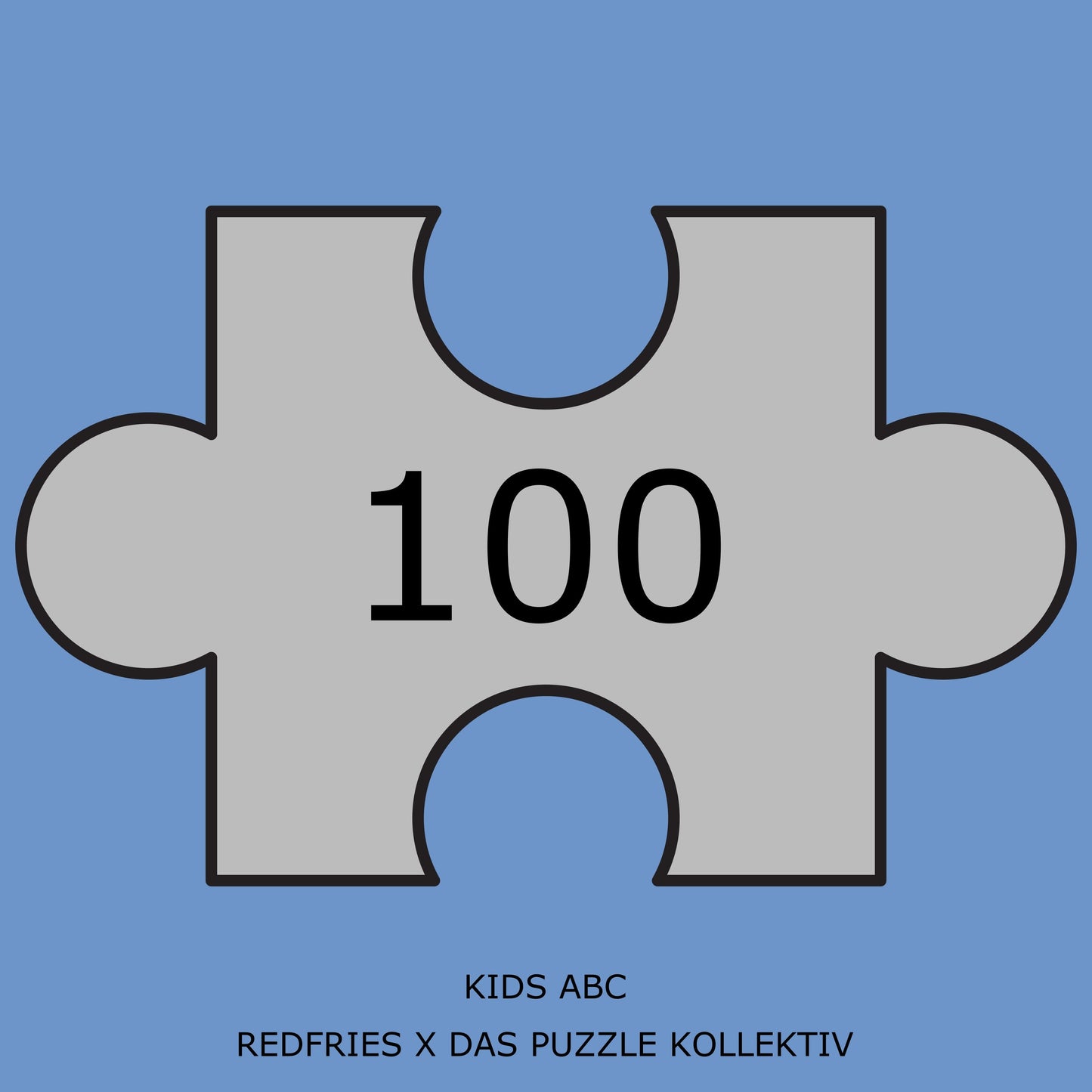 Kinder ABC Puzzle – 100 Teile | Redfries Design