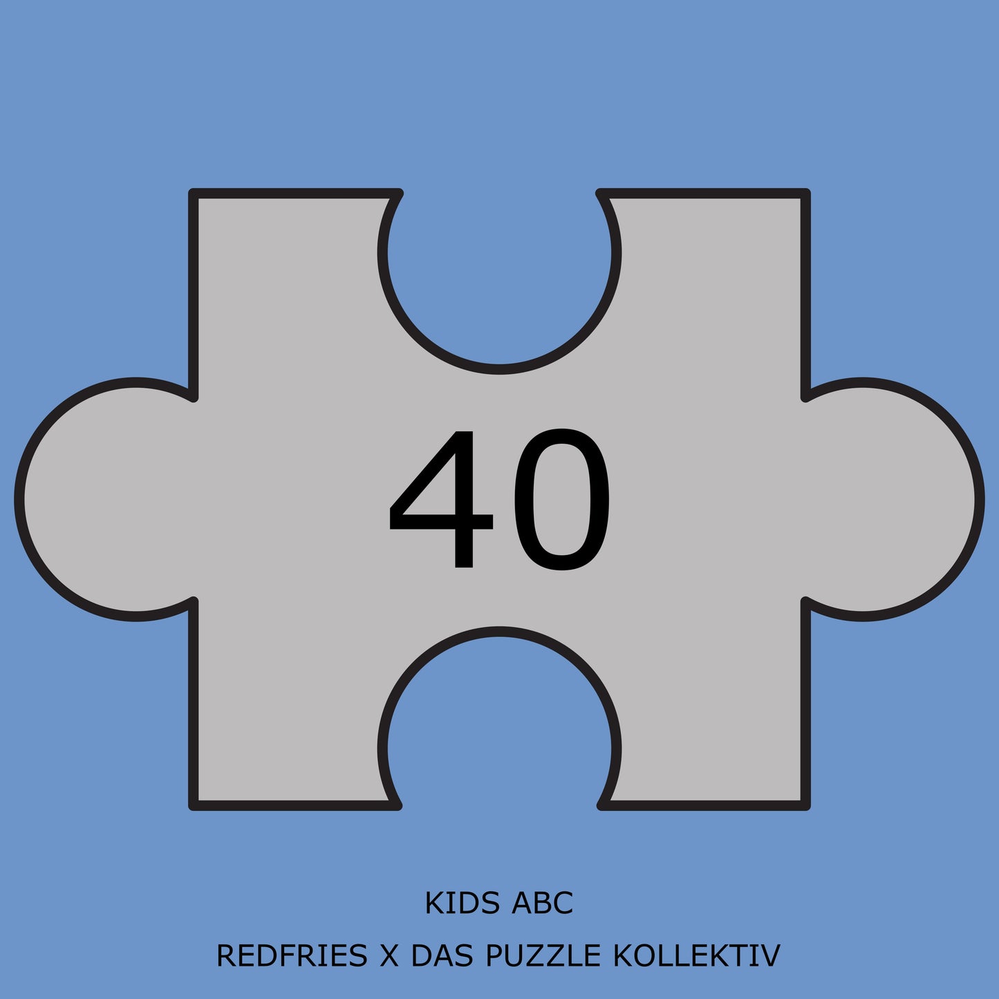 Kinder ABC Rahmenpuzzle – 40 Teile | Redfries Design