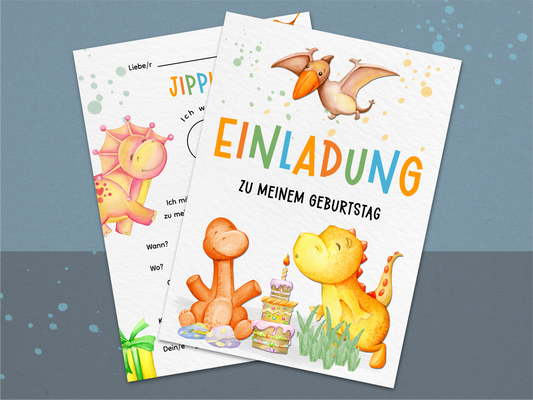 Dino Einladung