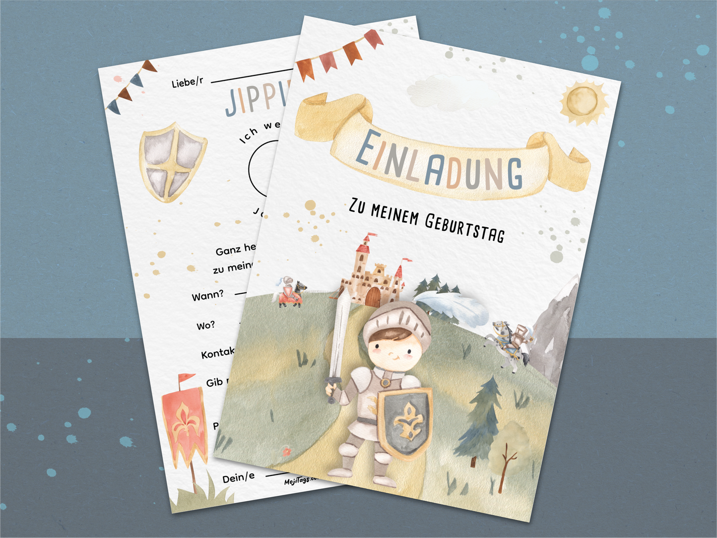 Ritter Einladungskarten