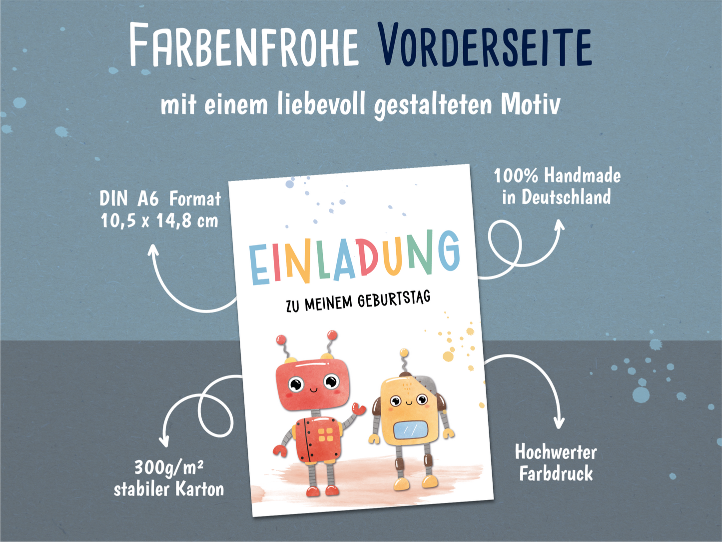 Roboter Einladung