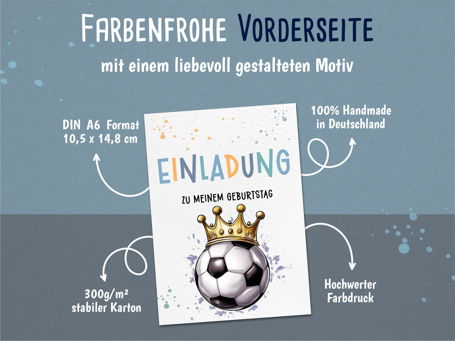 Fußball Einladung