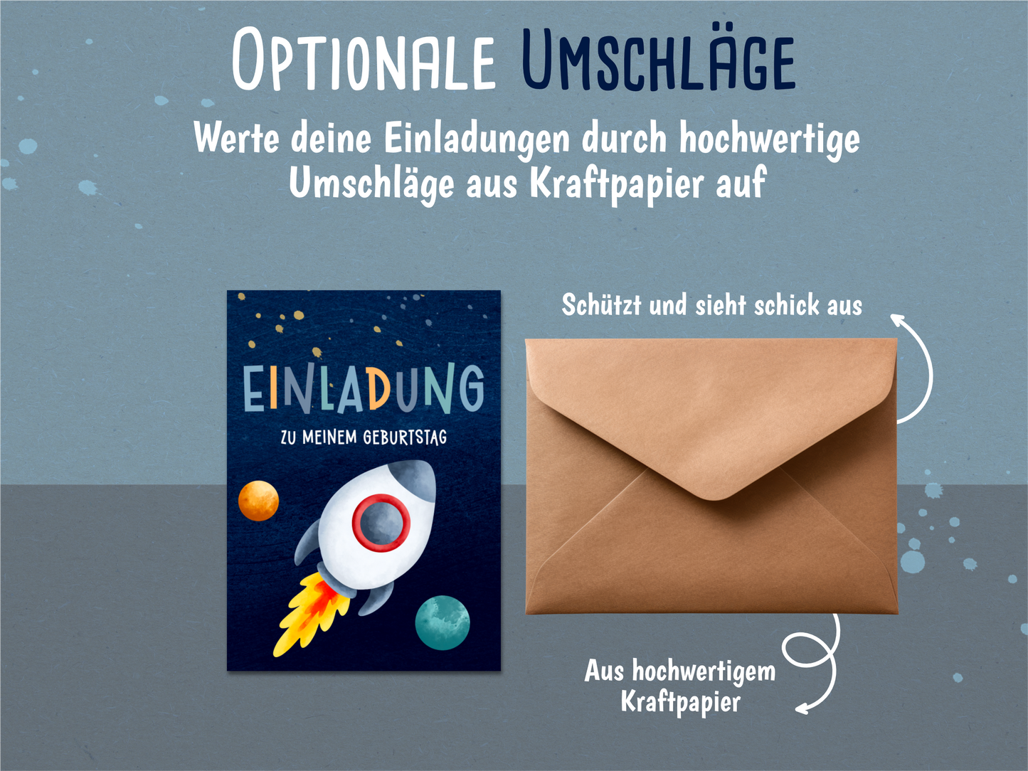 Raketen Einladung