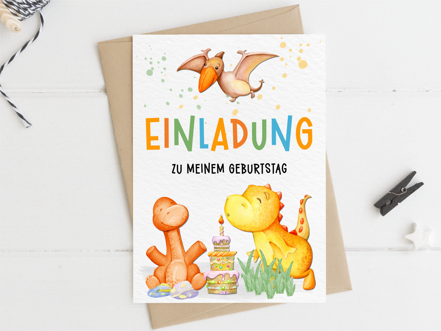 Dino Einladung