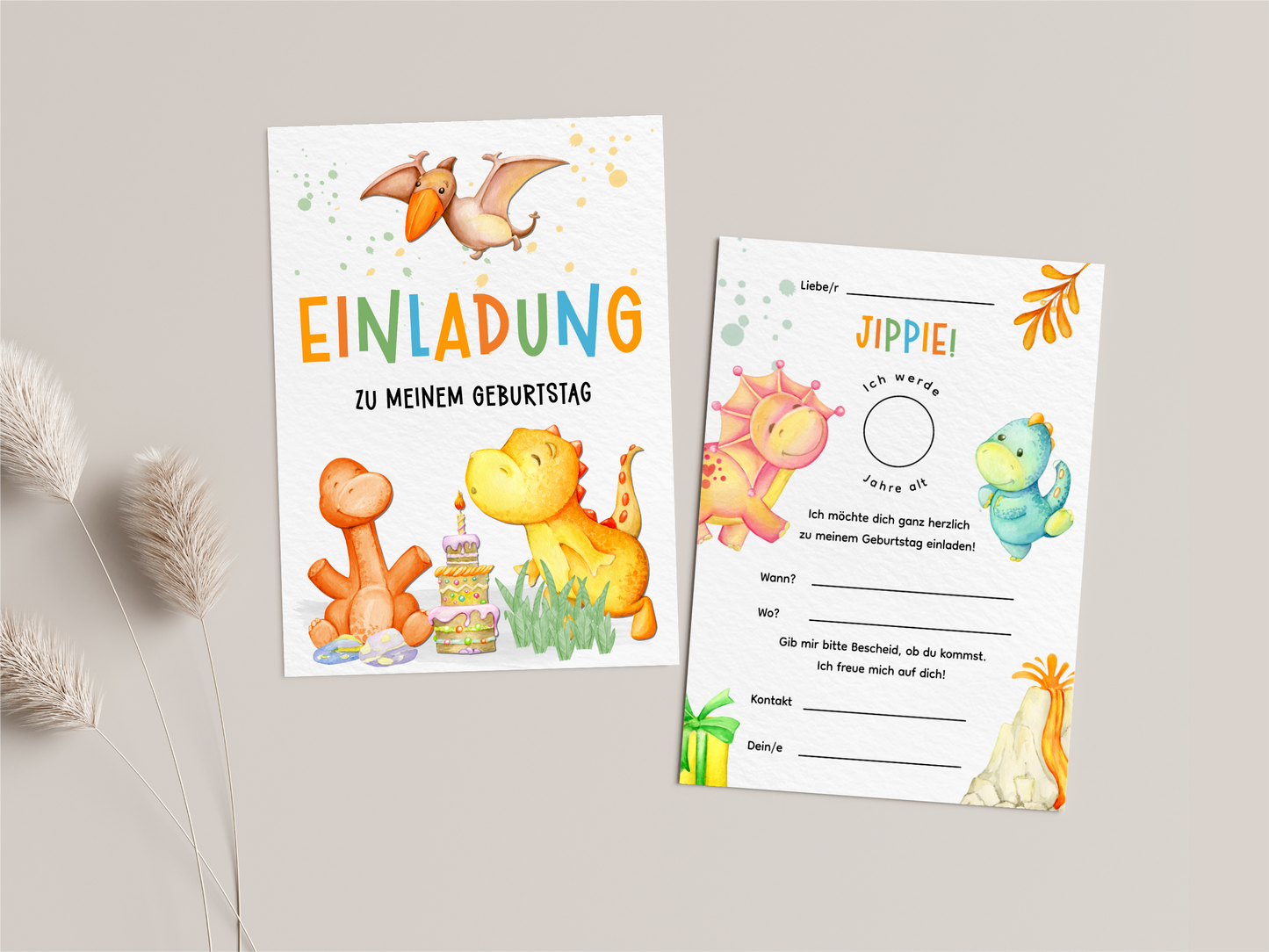 Dino Einladung