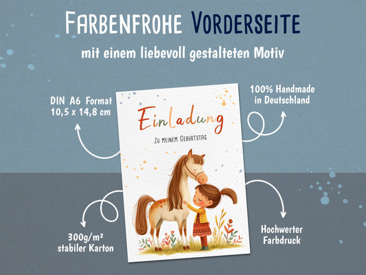 Pferde Einladung