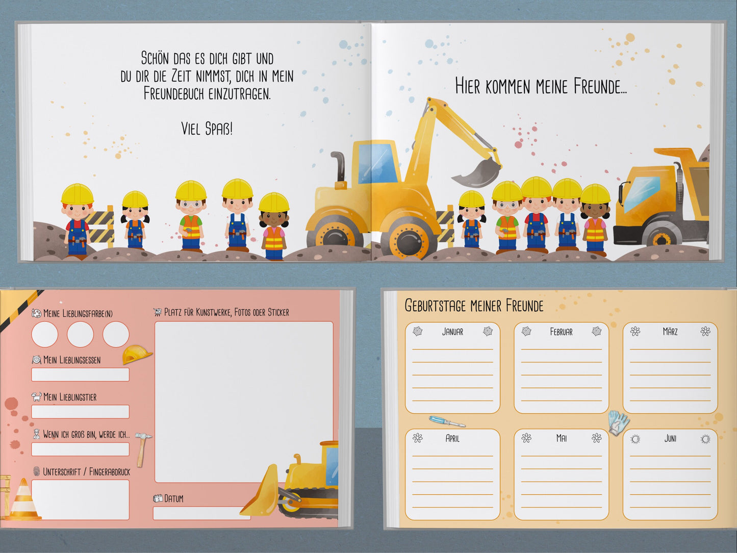 Bagger Freundebuch