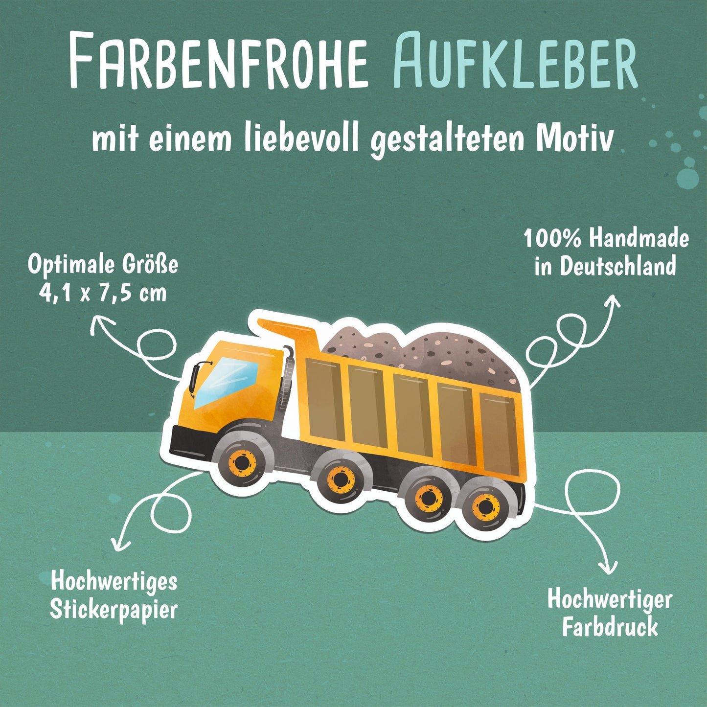 Lastwagen Sticker